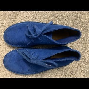 Crewcuts blue Suede shoes